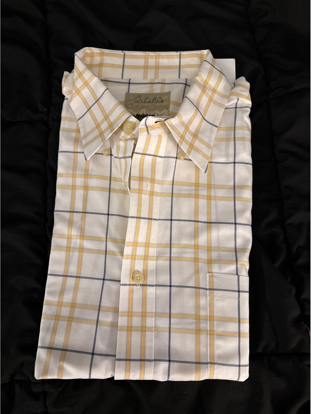 Cabela's Outfitter Series Men's XL Plaid Button-Up Shirt
